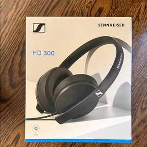 Sennheiser HD 300 Black Over-Ear Headphones